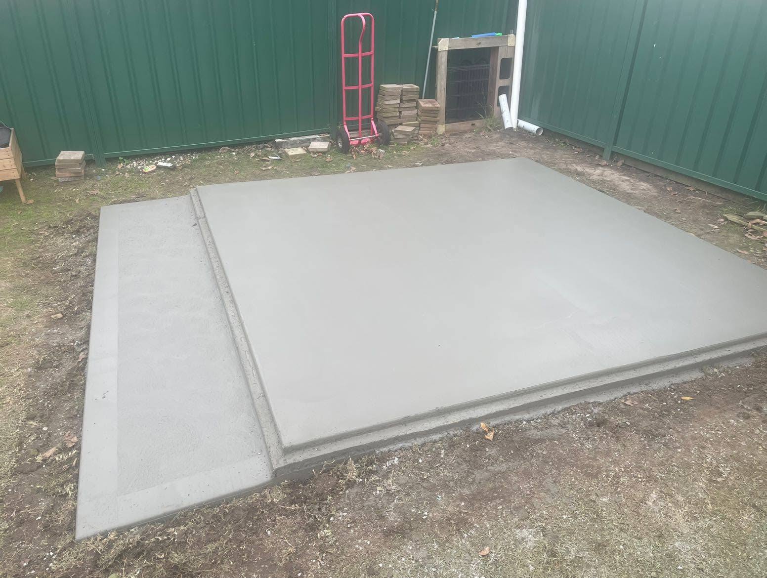 Shed Slab With Apron